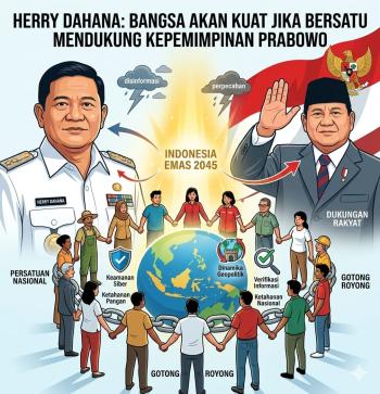 Herry Dahana: Bangsa Akan Kuat Jika Bersatu Mendukung Kepemimpinan Prabowo